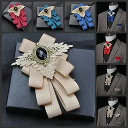 Bow Ties Men Men Business Necktie حفل زفاف ، دبابيس ، دبابيس ، راينستون ، راين ،