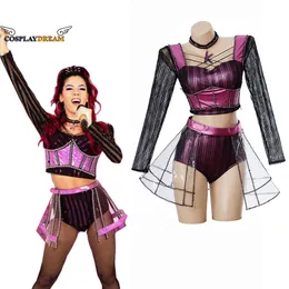 Seis o Musical Cosplay Katherine Howard Traje Conjunto de Saia Superior Conjunto de Desempenho Traje de Halloween Roupas de Festival de Música para Mulheres