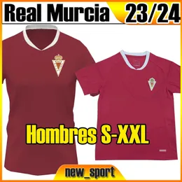 2023 24 Real Murcia Soccer Jerseys Fans version ARMANDO ALBERTO DANI GARCIA J.SAURA MEN Home Adult Uniforms Football Shirts