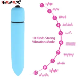 Vuxen leksaker 10 hastighetskula vibrator dildo mini av stick gspot klitoris stimulator vagina massage sex för kvinnor mogurator produkt 231017