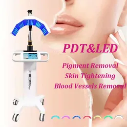 Cena hurtowa PDT LED Mini LED Photon Light Facial Skin Terapy Pdt Pdt Kolorom 7 Kolory Lekkie fototerapię odmładzanie skóry Maszyna PDT do pielęgnacji twarzy