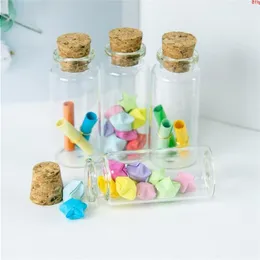 30*70*17mm 30ml Glass Bottles With Cork 50pcs/lot For Wedding Holiday Decoration Christmas Gifts good qty Bhrev