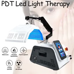 PDT LED Gesichtspflegemaschine 7 Farben Rotlichttherapiemaske Photonentherapie Hautverjüngung Faltenentfernung Pigmentbehandlung