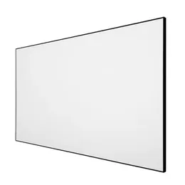 Schermo di proiezione a cornice fissa da 120 pollici 16:9, schermo per proiettore HDTV 4K 8K Ultra HD Ready Materiale bianco