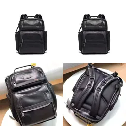 TUMIbackpack Business Fashion Bag New TUMII Mens Leather Backpack Tumin Designer Large Capacity Computer Backpack216m Backpack