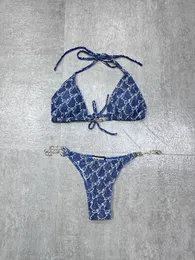 2024ss Bikinis Mode Frauen Badeanzug Designer Bikini Damen Bademode Badeanzug Sexy Sommer Biginis Damen Kleidung Unterwäsche Damen Bademode 02