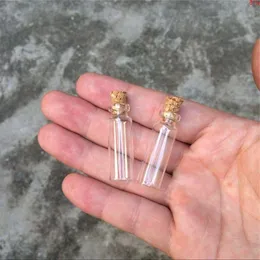 12*35*6mm 2ml زجاجات زجاجية مع الفلين الصغيرة الشفافة المصغرة الفارغة الجرار