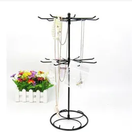 41 cm 3Style Rotary Jewelry Display Stand Holder Earring Display Iron Frame Necklace Holder Accessories Base Storage DRO 1PC C173290K