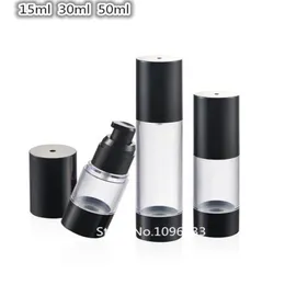 20pcs Czarna Airless Bottle Emulsion Balssion Pump Portable for Cream Foundation Essence Oil 15 ml 30 ml 50 ml Vovkr Alxjt