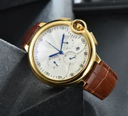 Herren- und Damenuhr, Designer-Luxus-Automatik-Quarz, hochwertig, blaues Zifferblatt, klassische Größe, 42 mm, Edelstahlarmband, Damenuhren, blauer Ballon