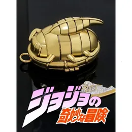 Chokers Jojos bisarra äventyr Stone Ocean Woman Halsband Anime Man Halsband Kedja Pendant Smycken Guld Färg Rostfria krage 231016