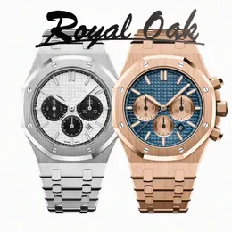 時計時計男性の時計時計デザイナークロノグラフ時計Quartz Clock Gold Silver Leisure Wlist Watch Sapphire Glass G12R＃