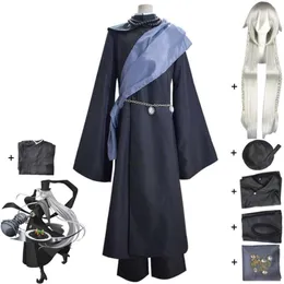 Cosplay Anime Black Butler Kuroshitsuji Under Taker Andteik Cosplay Costume Wig Funeral Attire Uniform Hallowen Adult Woman Man Suit