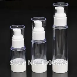 15 ml 30 ml 50 ml vit luftlös pumpflaska med lotionmunstycke, kosmetisk serumgelförpackning vakummflaska, 20 st/lot fouhl sbfje