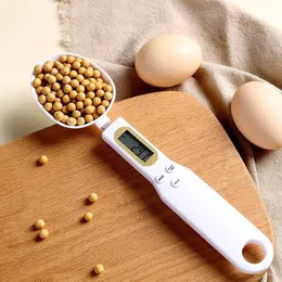 أدوات قياس جديدة مقياس المطبخ الرقمي ملعقة LCD عرض الإلكترونية القياس الإمدادات المنزلية الوزن الغذائي 500/0.1 غرام بالجملة