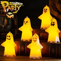 Halloween Ghost Night Light Hand Lantern Gothic Shaped Lamp Battery Operated Hanging Night Light Party Prop Pendant Home Decor