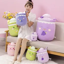 Novo design macio boba plushie brinquedos 22cm kawaii gelo boba brinquedo de pelúcia bonito decoração presente para crianças