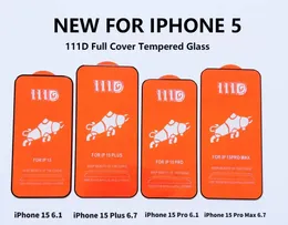 Premium Quality 111D Full Cover Tempered Glass Phone Screen Protector For iPhone 15 14 13 12 11 pro max xr xs 6 7 8 Plus Samsung Galaxy A04 A14 A24 A34 A54 A13 A23 A33 A53 A73