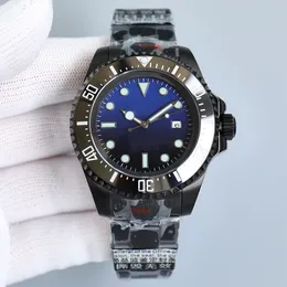 Luxus-Herrenuhr Sea Gradient Zifferblatt 44 m Dweller Watch Saphir 904L Edelstahl Automatische mechanische wasserdichte leuchtende Montre De Luxe-Uhren