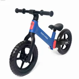 Cyklar Ride-ons 12 tum Lätt balans BASIK BILDBARN BALANCE BIKE NYLON BALANCE BIKE MED FOOT PEDAL Q231018