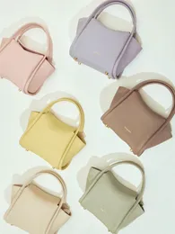 Songmont Bucket Bag Designer Luxo Moda Mulheres Songmont Médio Cesta de Compras Bolsa De Couro Ombro Crossbody Bags Song Purse Totes W92W #