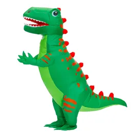 Costume cosplay per adulti di dinosauro Iatable Divertente carnevale Costumi per feste di Halloween Vestito T Rex Gioco di ruolo Disfraces