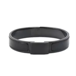 Mode Hochwertiges Designer-Design Armreif Edelstahl SCHWARZ Schnalle Armband Schmuck Männer und Frauen Armbänder325L