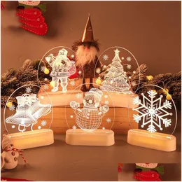 Kerstversiering Decoratieve Geschenken Ouderen Bel Ornamenten Acryl Ambachten Drop Delivery Huis Tuin Feestelijke Feestartikelen Dhvef