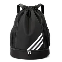 Zaino impermeabile palestra fitness viaggio borsa sportiva portatile escursionismo arrampicata zaino pallacanestro calcio sacchetto combinato borsa di separazione bagnata asciutta 231017