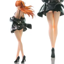 Sanat ve El Sanatları Japon Anime 24cm PVC Asuka Langley Soryu Figür Ayanami Rei Toys Hediye Masaüstü Dekorasyon Malzeme Bebek Model Koleksiyonu 231017