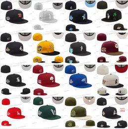 33 kolory męskie baseballowe czapki Klasyczne czarny hip-hop Chicago sport w pełni zamknięty designer czapki baseball czapka chapau zszyta SD Lettter Love Hustle la OC17-03