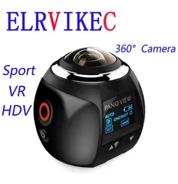 ELRVIKEC 4K 360 Action Camera Wifi Mini 2448 2448 Ultra HD Panorama 360 Degree Sport Driving VR HDV 2206156033828