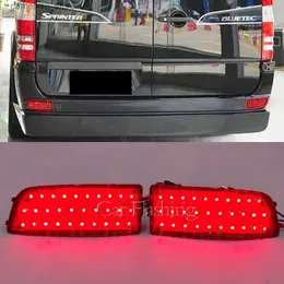 Auto-Rückleuchten, 1 Paar LED-Rückstoßstangen-Reflektorlicht, Heckbrems-Nebelscheinwerfer für Mercedes Benz Sprinter W906 06–18, für VW Crafter 2006–2017 Q231017
