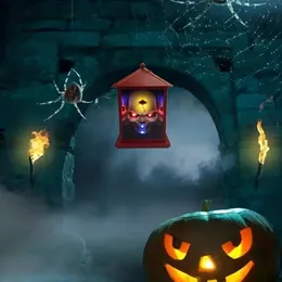 Halloween muzyka dynamiczna dekoracja lampa atmosfery, złamana czaszka Halloween LED Dynamiczny dźwięk może być używany jako lampa wskaźnikowa, lampa atmosfery