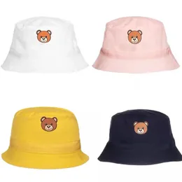 Bonés Chapéus Bebê Meninos Meninas Chapéu Urso Dos Desenhos Animados Bebê Pescador Cap Chapéu De Algodão Bonito Crianças Menina Menino Bucket Chapéu Primavera Verão Sun Cap Panamá Chapéu 231017