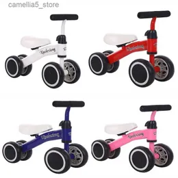 Rowery jazdy dziecięce dzieci Toddler Trike Nowy niemowlę Pierwszy rowerowy rower Walker dla dzieci w wieku od 10 miesięcy do 24 miesięcy na zewnątrz Q231018