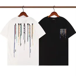 Hommes t-shirt vêtements de marque chemises imprimées t-shirts noir et blanc qualité coton t-shirts occasionnels manches courtes hip hop streetwear t229j