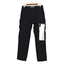 Stenes designer Pants Island Originalkvalitet Spring och Autumn New Four Pocket Washable Side Label Casual Pants Loose Solid Color Workwear Pants