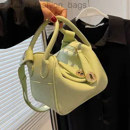 Cross Body Fashion Pu Skórzowa torba na tanie dla żeńskiej torby kubełkowej Proste torby na ramię Messenger Messenger Luksusowe designerskie torebki