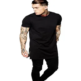 QNPQYX Männer Rock T-shirt Erweiterte Länge Longline T-shirt Sommer Stil Herren Hip Hop T-shirt Streetwear Kleidung Hohe Qualität Tee310n
