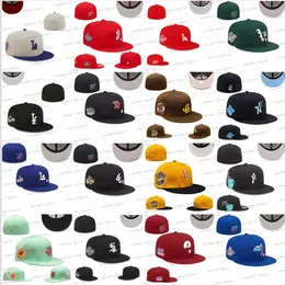 Men's Baseball Fitted Hats Classic Black Hip Hop Chicago Sport Full Closed Designer Caps Baseball Cap Chapeau Ed A SD Lettter Love