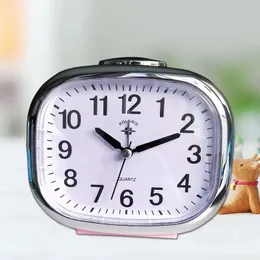 Orologi da tavolo da scrivania Meccanici senza ticchettio con luce notturna a casa Tavolo Uso Ampio display Sweep Silenzioso Snooze Decorazione Comodino Sveglia 231017