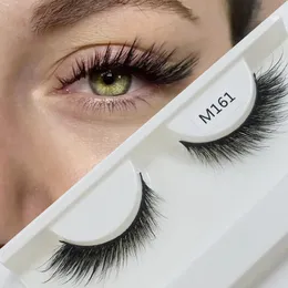 رموش كاذبة 3D Real Mink Cat Eyelashes End Enlongate Enlongate Effect Makeup Natural Winged Fake Phade Pondor 231016