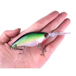 Baits Lures HENGJIA Floating Deep Diving Crankbait Fishing 17 8g 105mm Lifelike Wobblers With 6 Owner Hooks peche isca artificial 231017