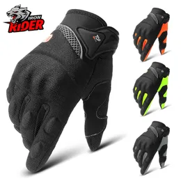 Sports Gloves Motorcycle Moto Touch Screen Oddychany motocykl wyścigowy Rowing Rower Ochrona Letnie mężczyźni Cykl 231017