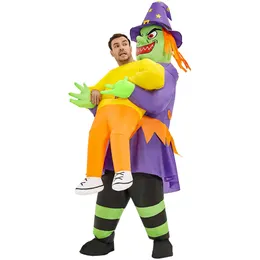 Cosplay Erwachsene Scary Ghost Böse Hexe Iatable Kostüm Purim Halloween Anime Cosplay Kostüme Rolle Spielen Karneval Party Kleid Anzüge