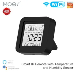 Moes Wi -Fi Tuya Smart IR 원격 제어 온도 및 에어컨 TV AC의 습도 센서 Alexa Google Home8246580