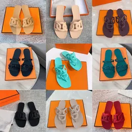 Designer Luxurys Oran Hausschuhe Damen Kette Slides Sommer Gummi Big Head Mode Strand Sexy Schuhe Flache Top Qualität E1yj #