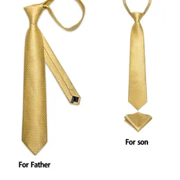 Boyun bağları 38*6cm erkek kızlar çocuk bedava düğümler elastik kayış kravat öğrencileri çocuk performans kostüm aksesuarları baba ve oğul bağları 231013