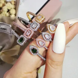 Bangle luxo punk cobra borboleta rosa ouro prata cor ajustável pulseira aberta para mulheres casamento na mão amor jóias s5214 231016